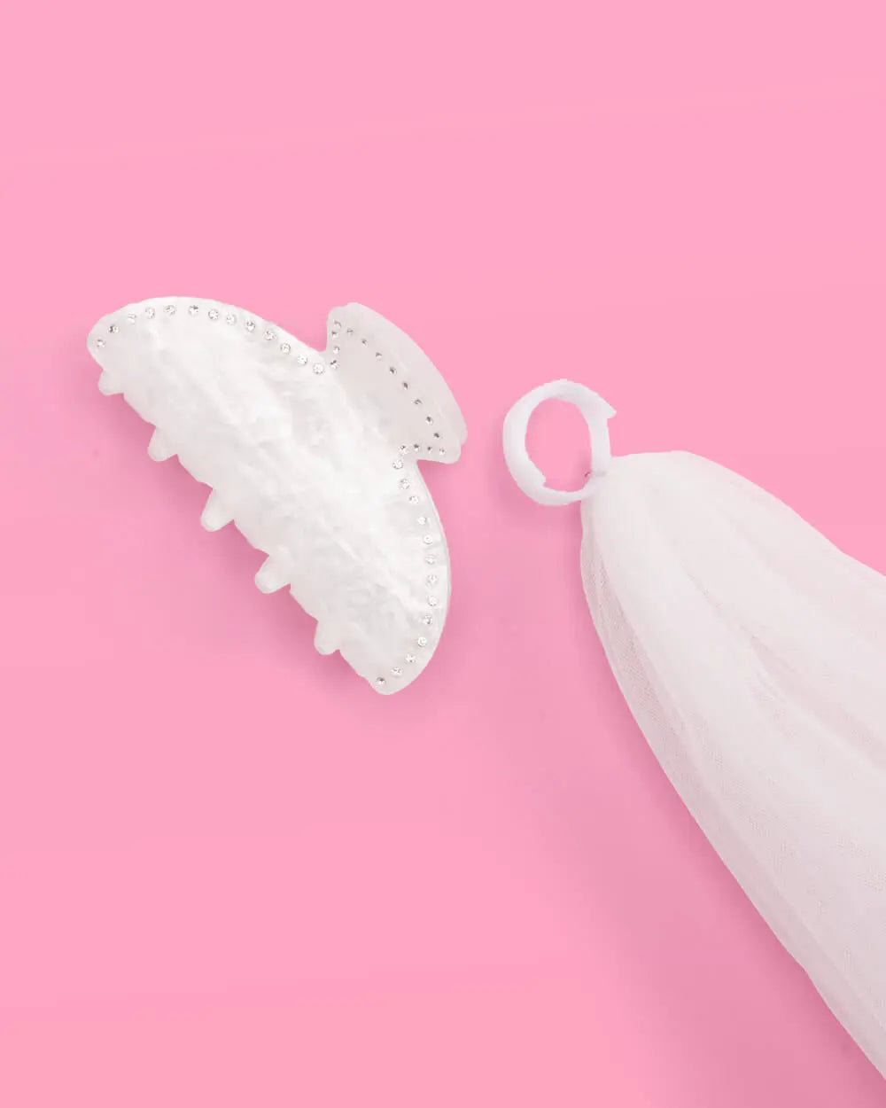 Veil Claw Clip - detachable veil + clip xo, Fetti