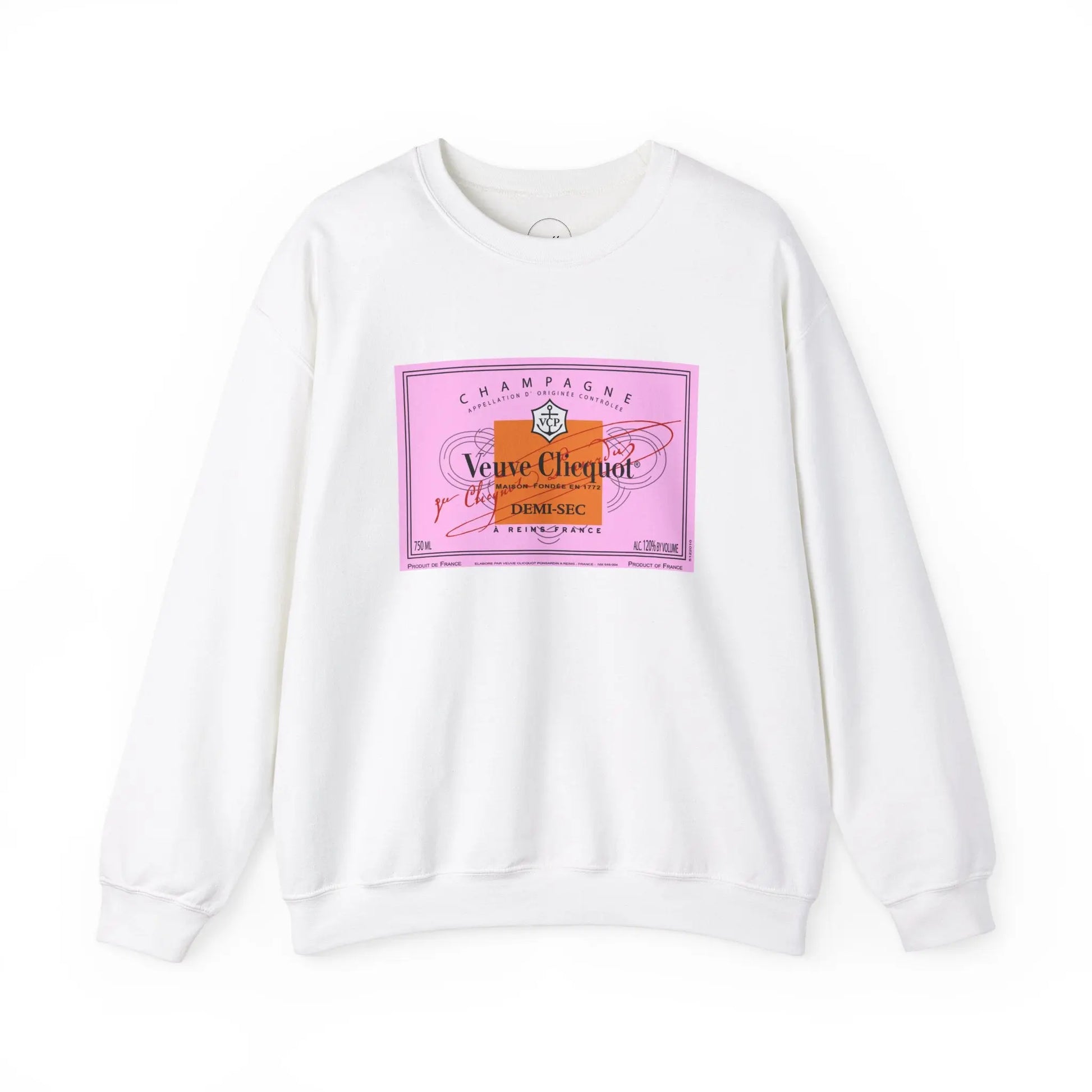 Veuve Rose Heavy Blend™ Crewneck Sweatshirt Printify