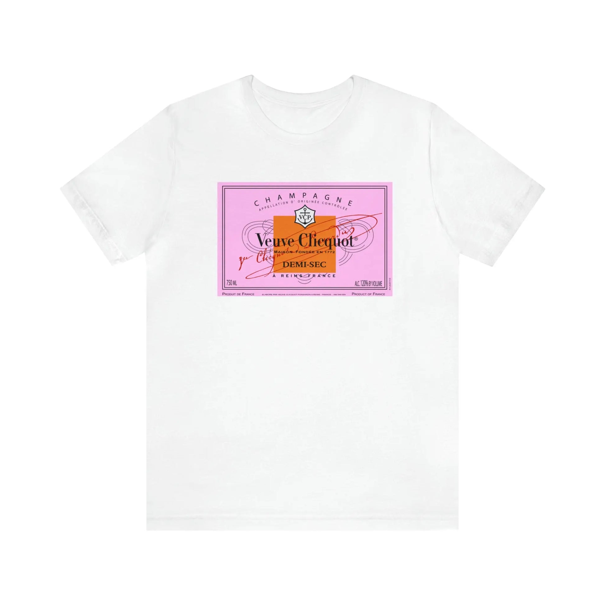 Veuve Rose Short Sleeve Tee Printify