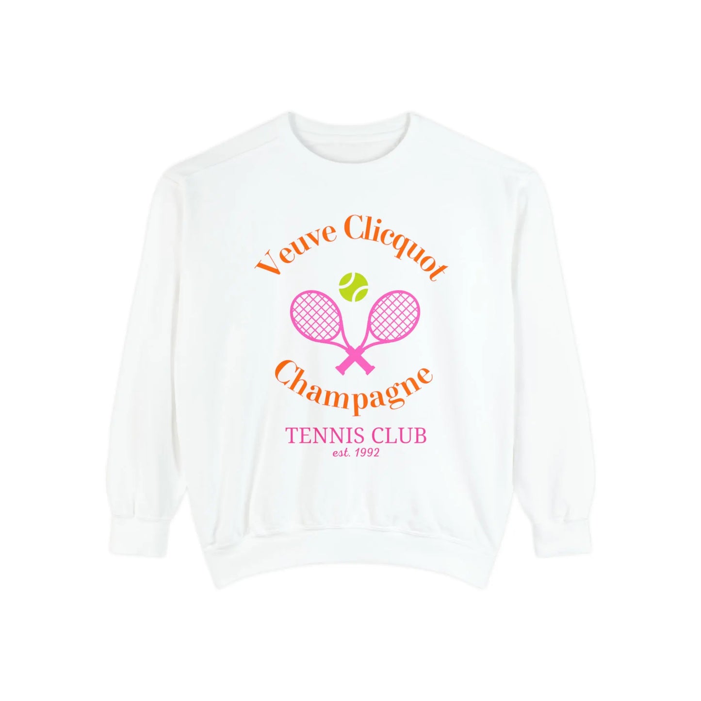 Veuve Tennis Club Unisex Garment-Dyed Sweatshirt