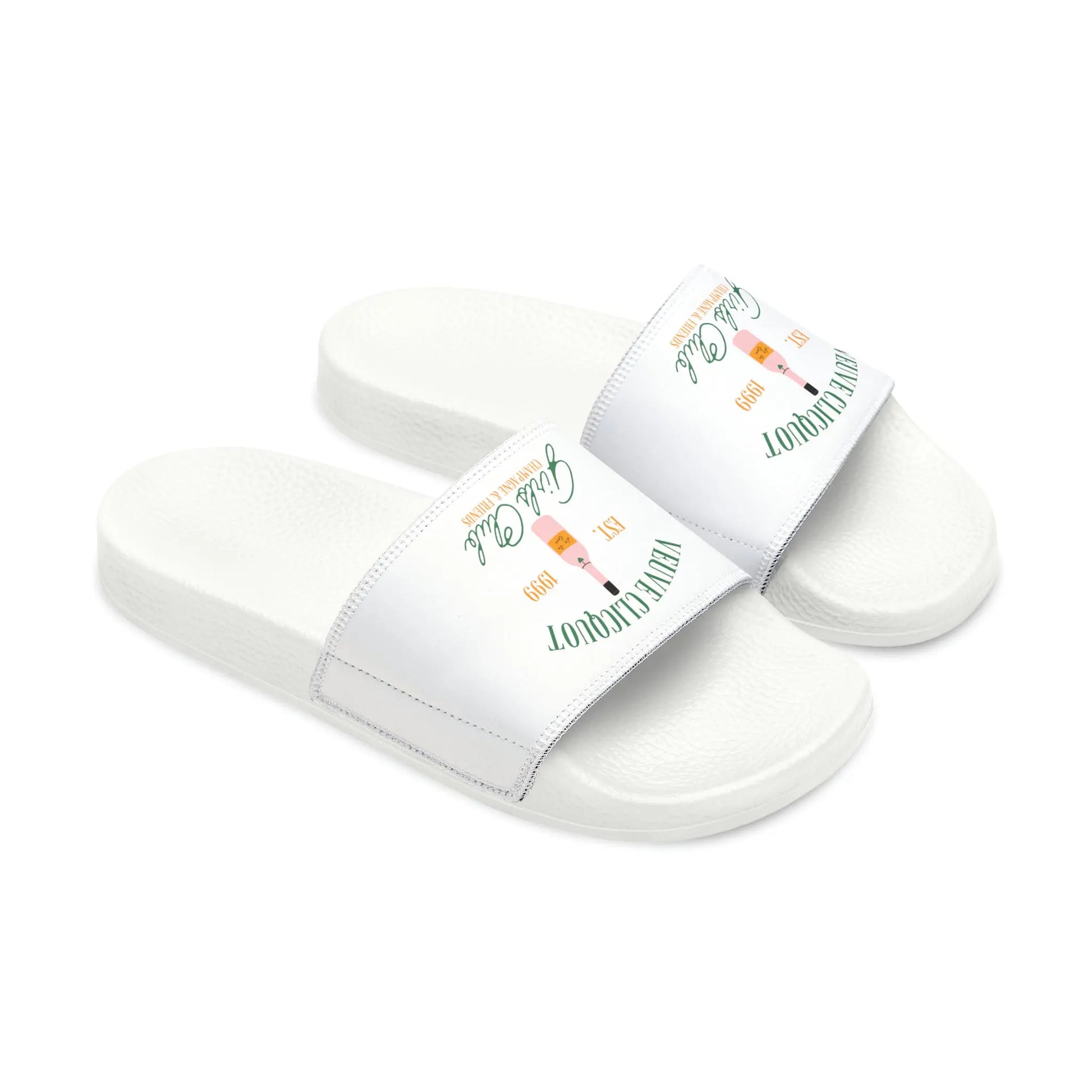 Veuve and Friends Women's Slide Sandals Printify