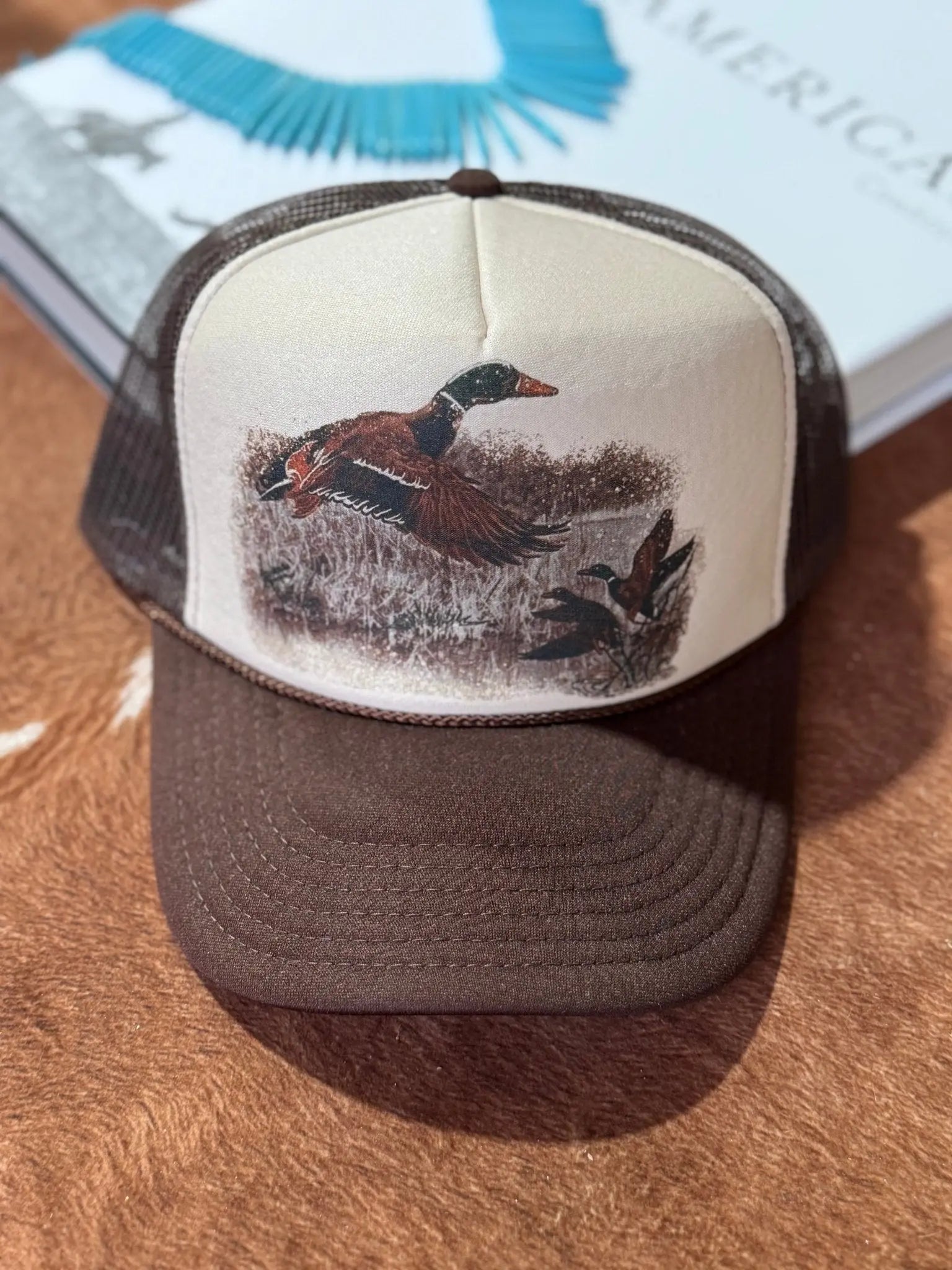 Vintage Duck Trucker Hat Wild Junkie