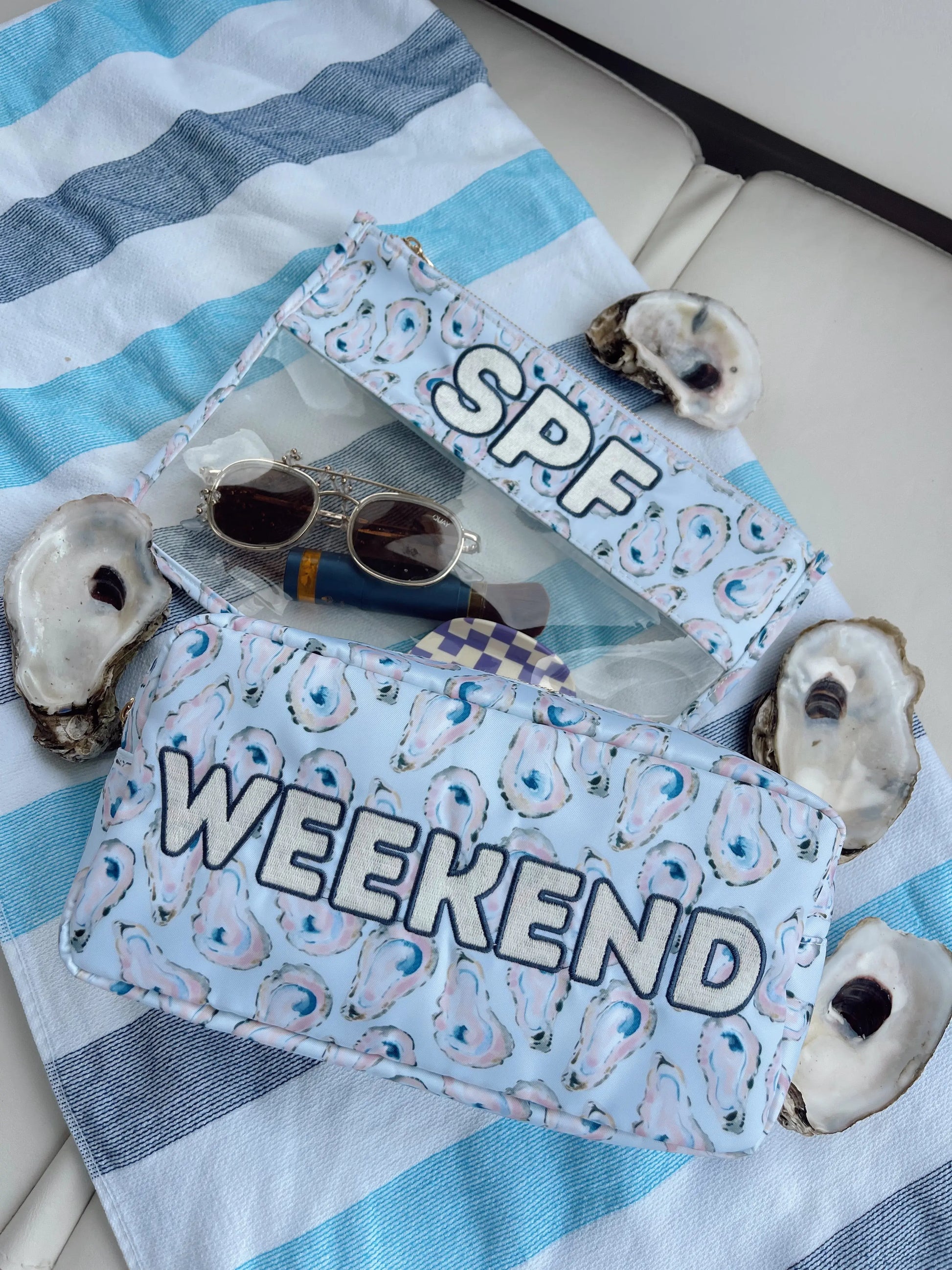 Weekend - Blue Oysters Large Bag KenzKustomz