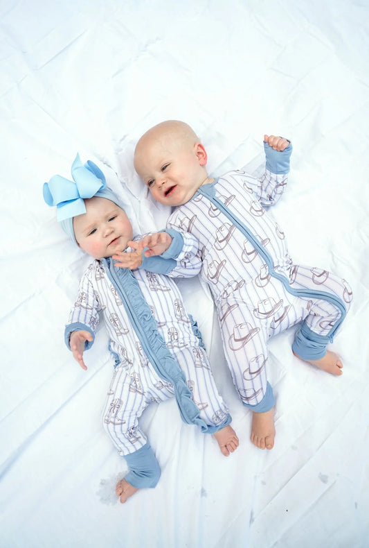 Western Blues Striped - Bamboo Sleeper KenzKustomz