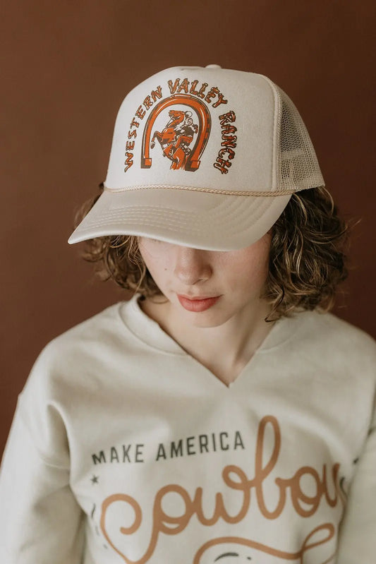 Western Valley Ranch Trucker Hat Wild Junkie