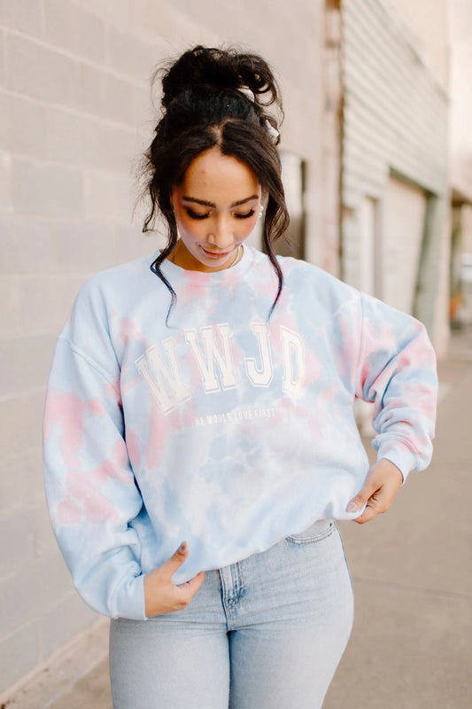 What Would Jesus Do Graphic Crewneck Shop Karma Tees