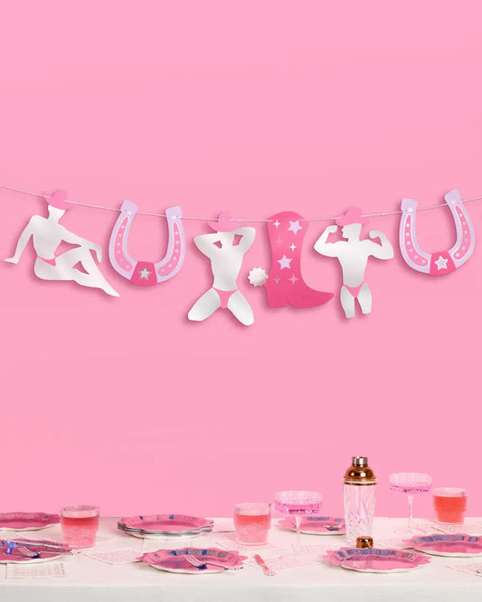Wild Ride Banner - silver foil banner xo, Fetti