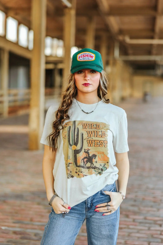 Wild West Cactus Graphic Tee Wild Junkie