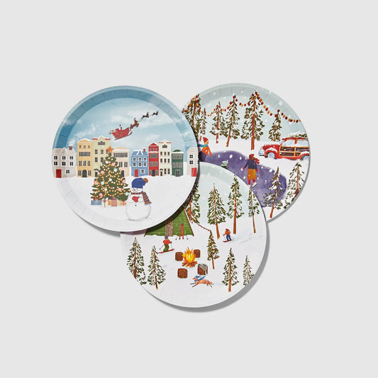 Winter Wonderland Large Plates (10 per pack) Coterie