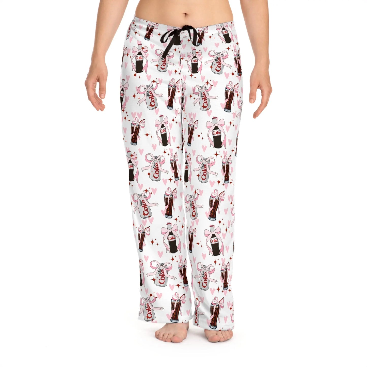 Women's Pajama Pants - Diet Coke Coquette PJ Bottoms Printify