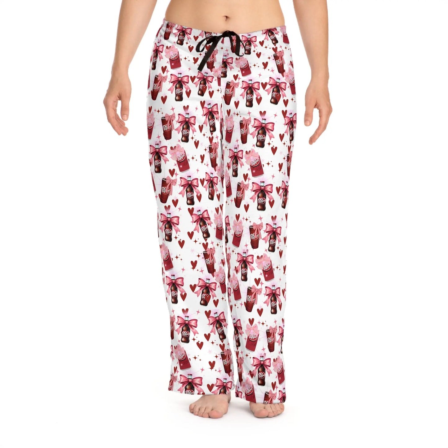 Women's Pajama Pants - Dr. Pepper Coquette PJ Bottoms Printify