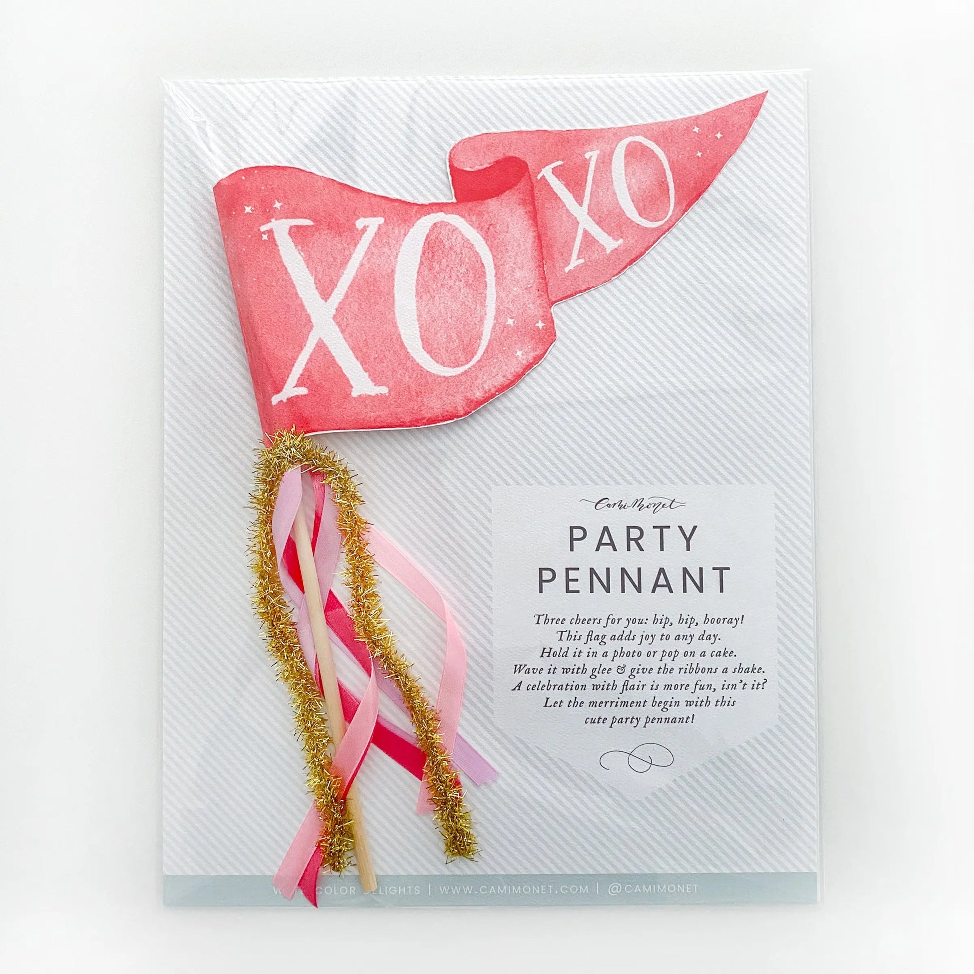 XOXO Party Pennant Cami Monet