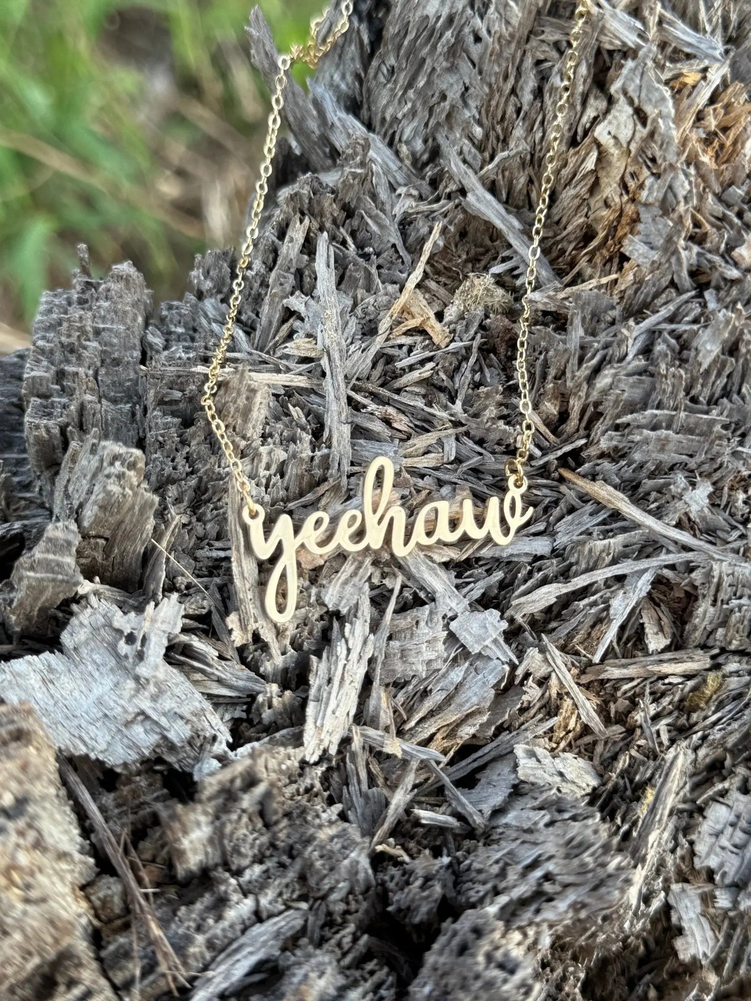 Yee Haw Chain Necklace Wild Junkie
