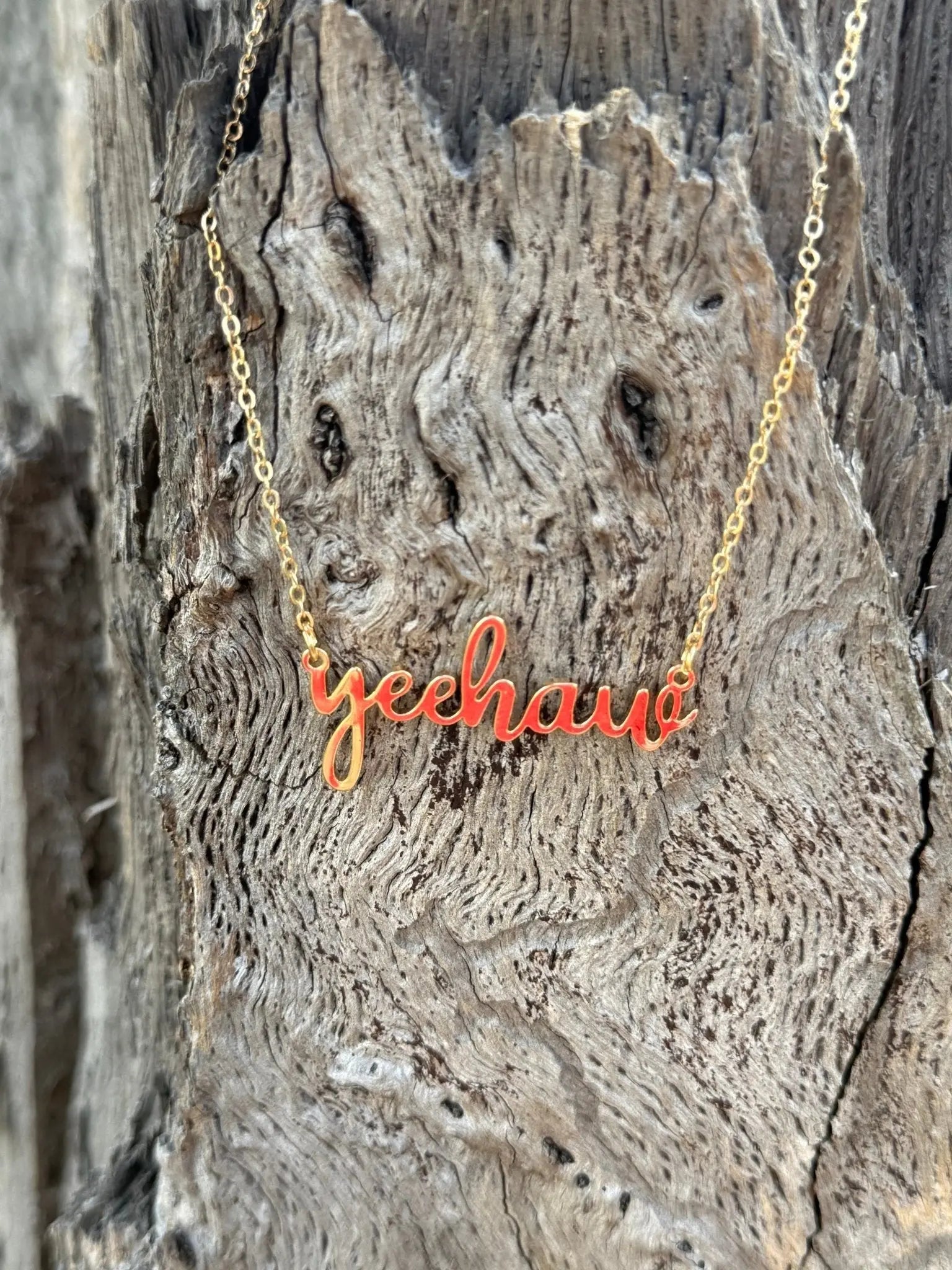 Yee Haw Chain Necklace Wild Junkie