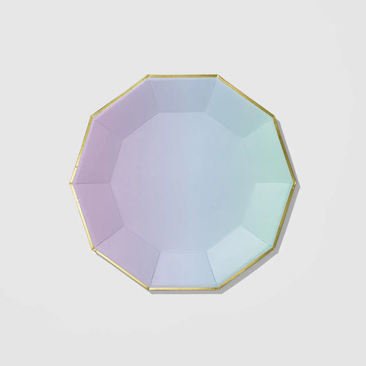 Yes Way, Ombre Large Plates (10 per pack) Coterie