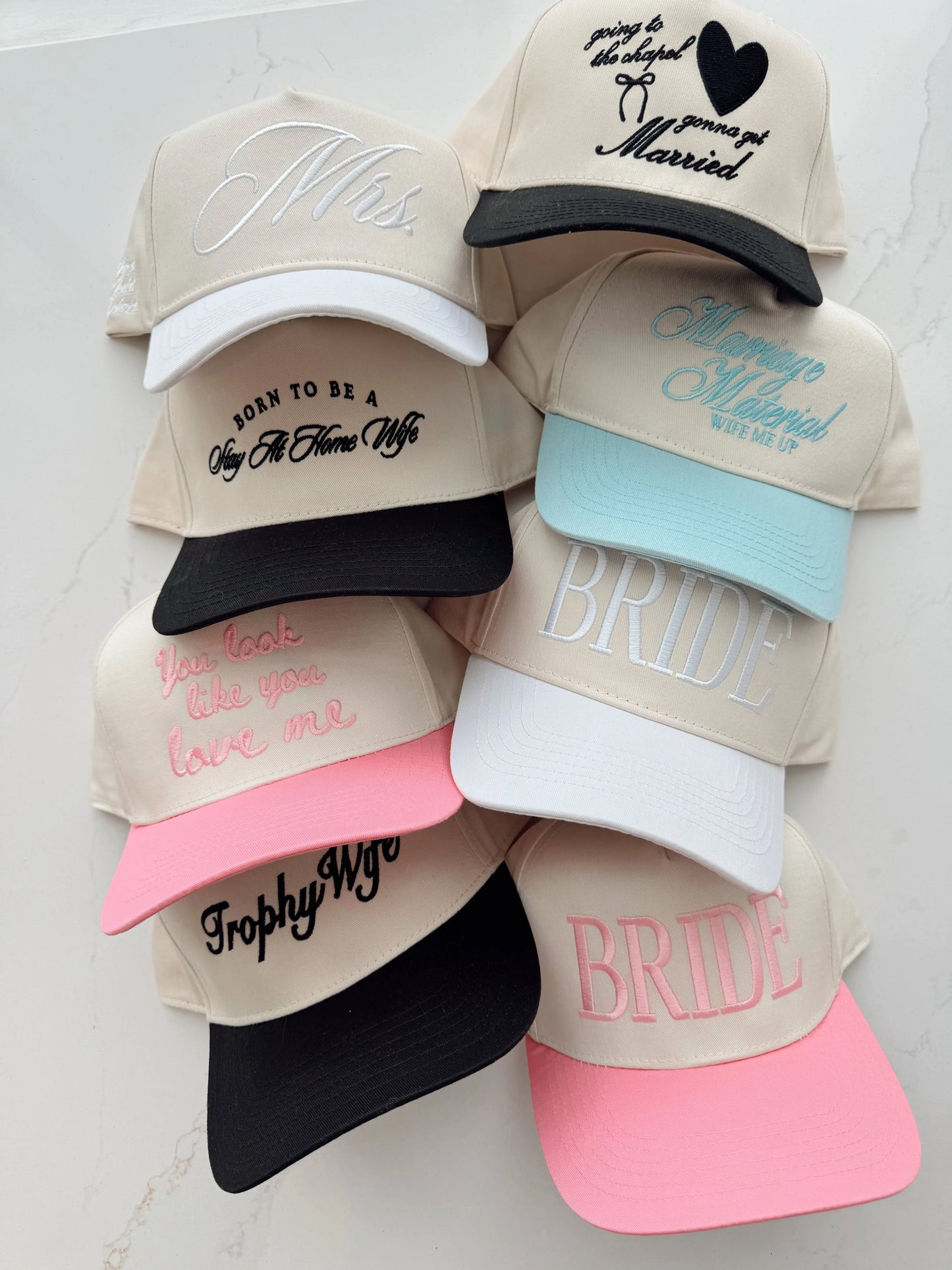 You Look Like You Love Me - Pink Vintage Trucker Hat KenzKustomz