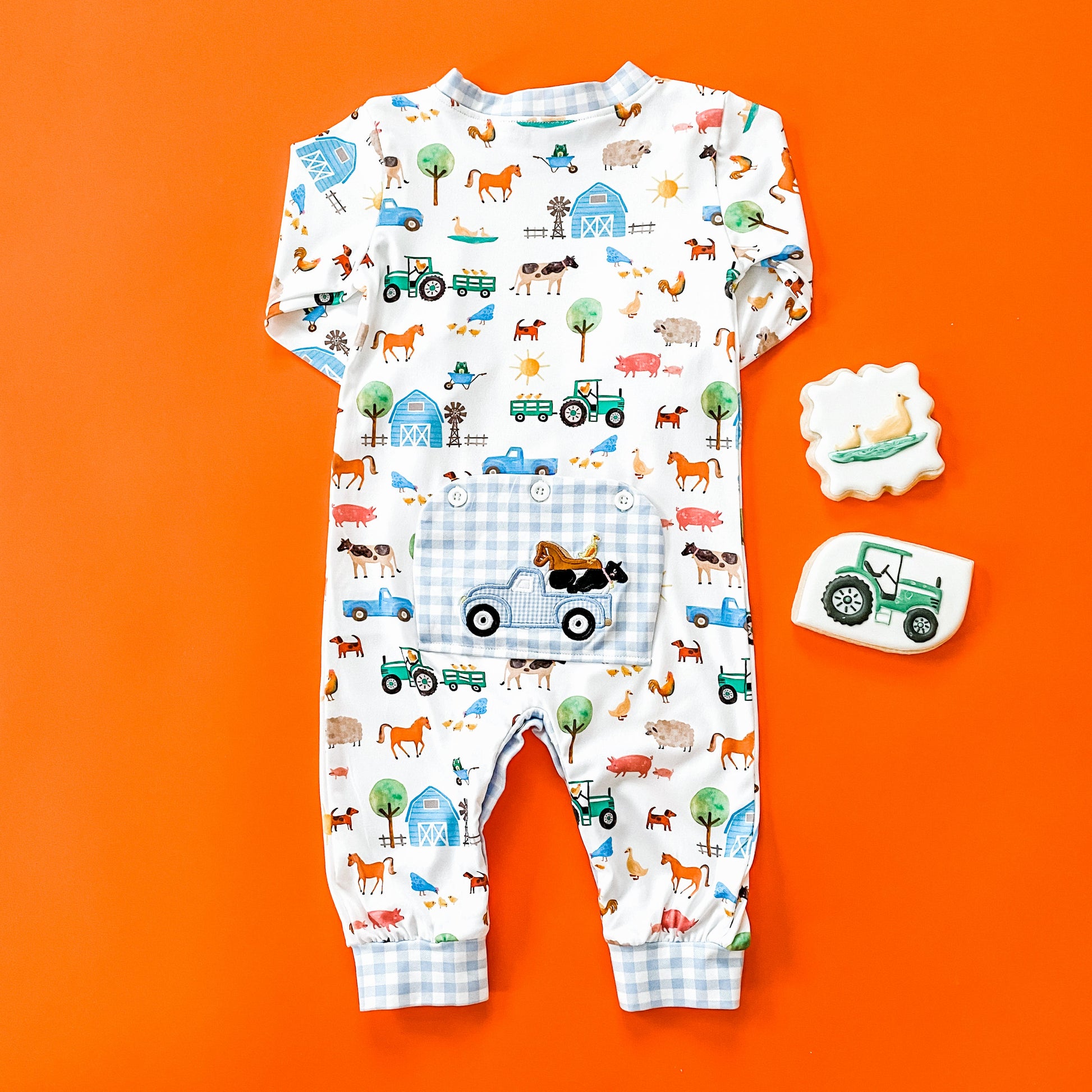 Farm Truck Romper - Latchkey 