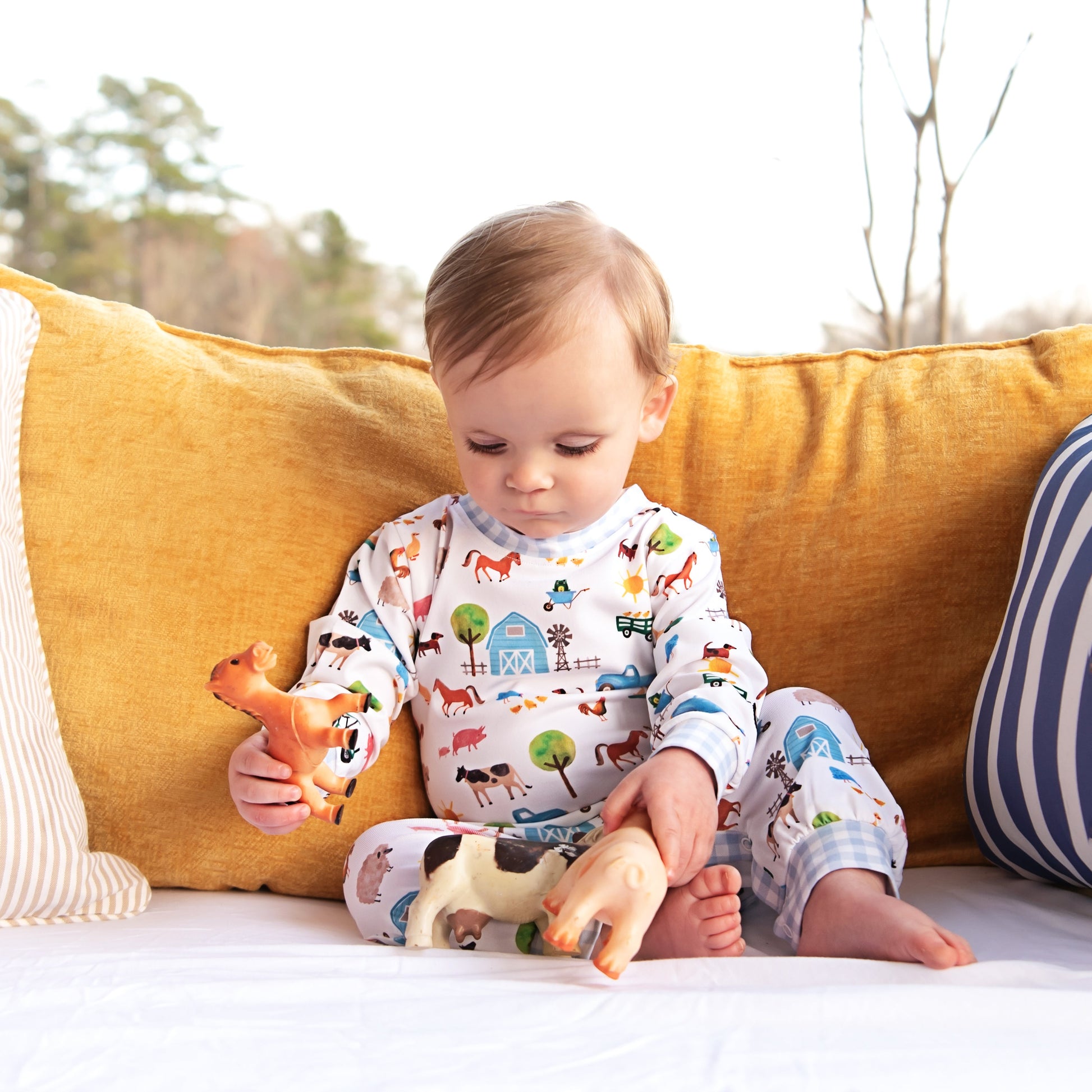 Farm Truck Romper - Latchkey 