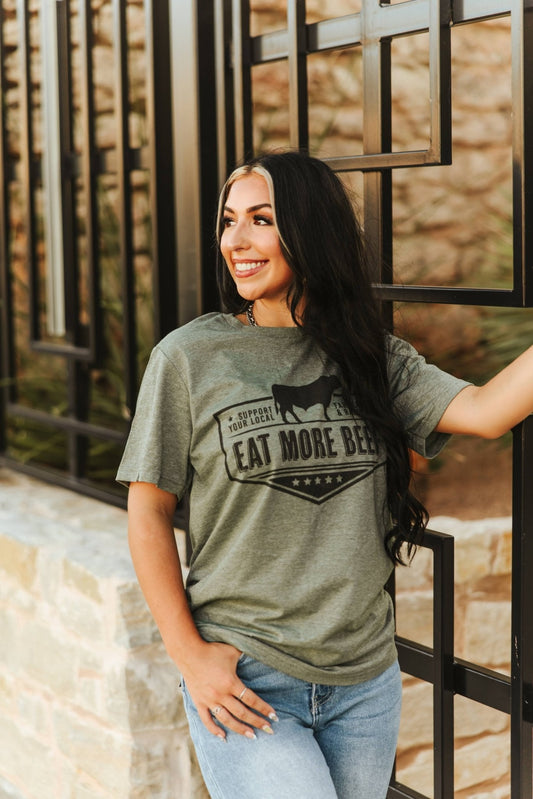 Farmers & Ranchers Eat More Beef Graphic Tee