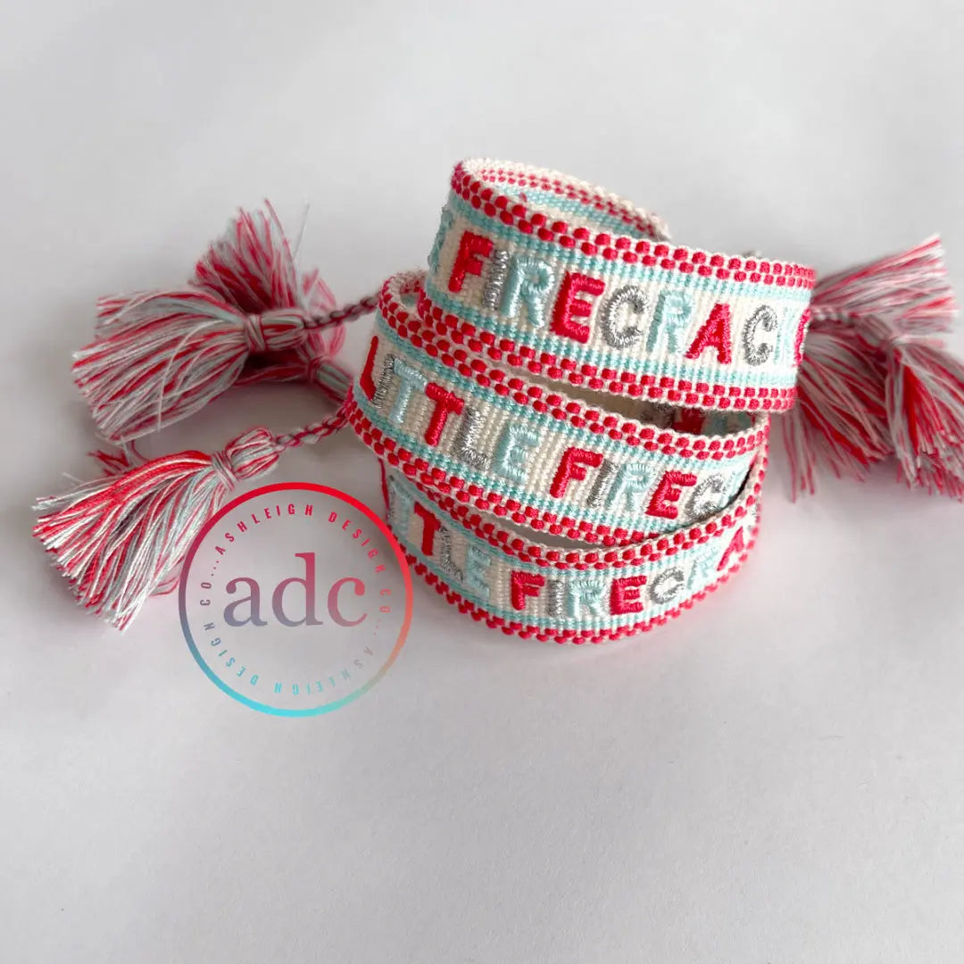 *kids* LITTLE FIRECRACKER Bracelet *ADC Exclusive* America250🇺🇸 AshleighDesignCo