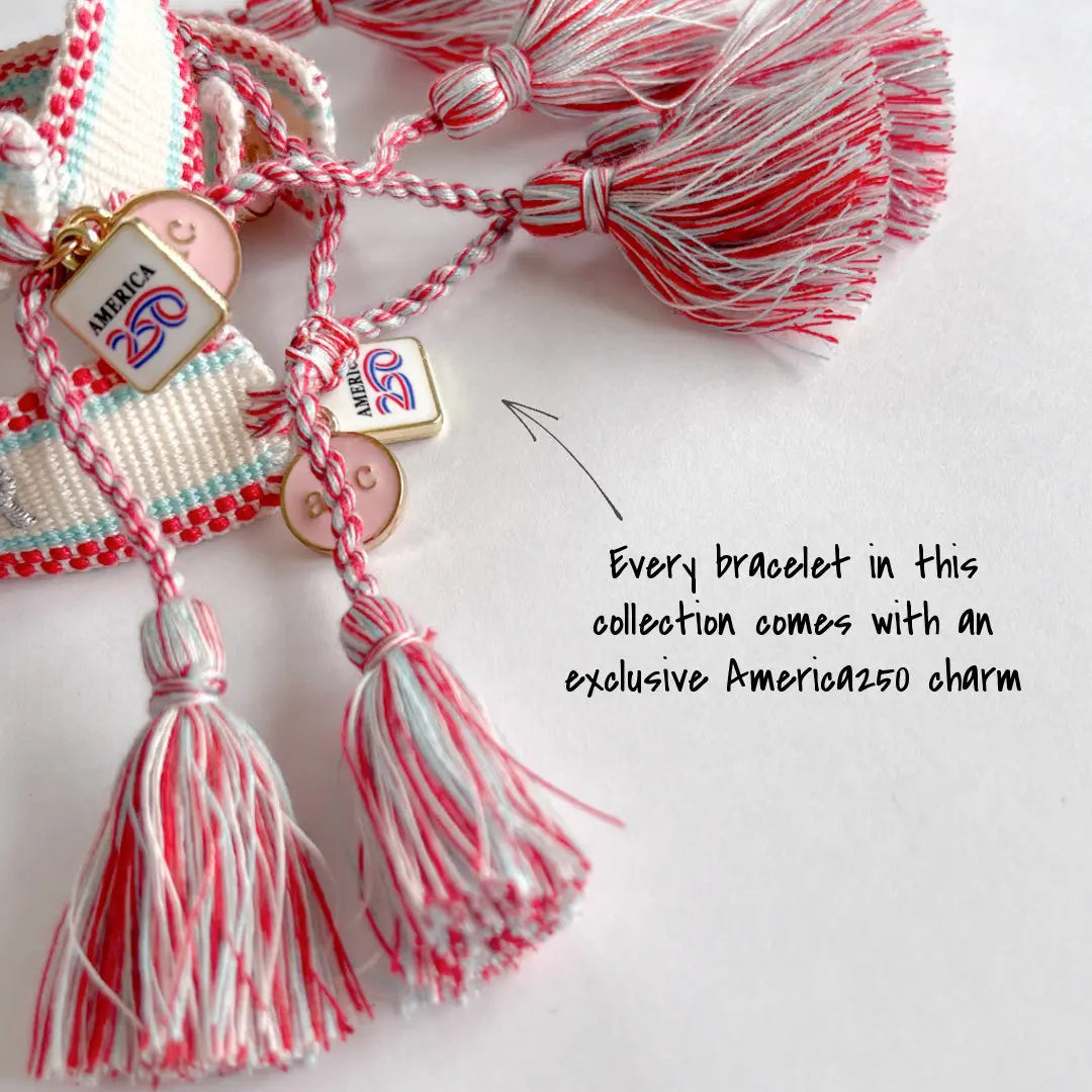*kids* RED, WHITE, AND CUTE Bracelet *ADC Exclusive* America250🇺🇸 AshleighDesignCo