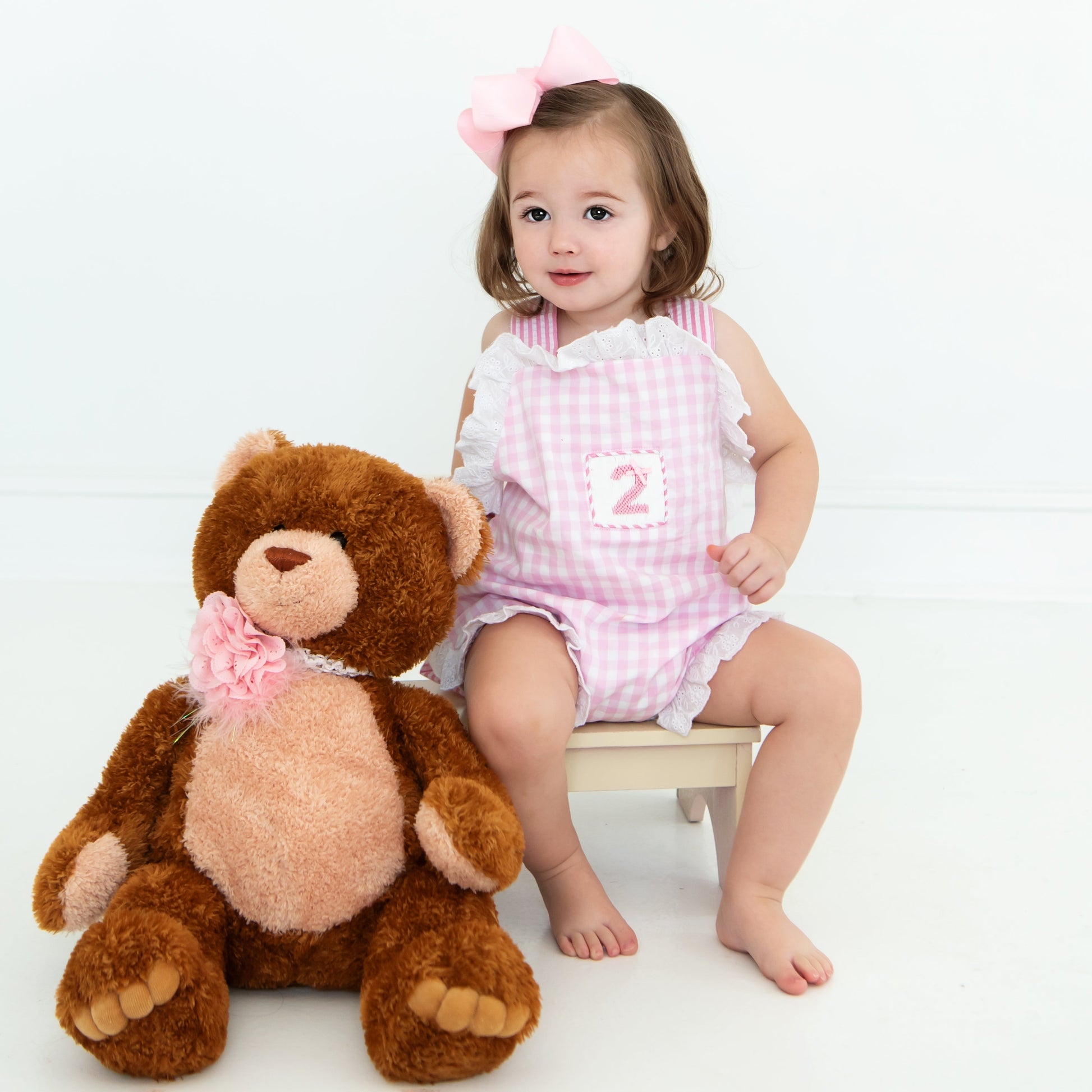 Girls Second Birthday Smocked Bubble - Latchkey 