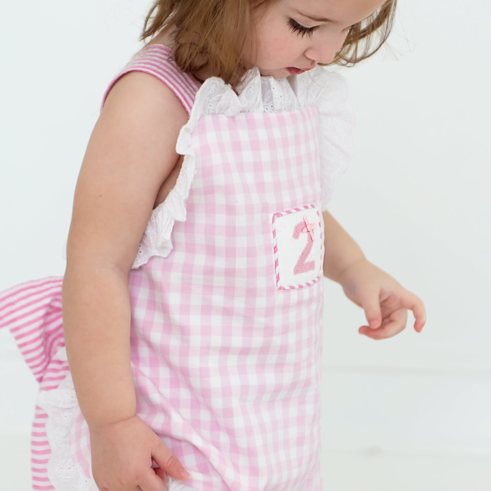 Girls Second Birthday Smocked Bubble - Latchkey 
