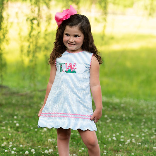 Teeing Up To Two Birthday Golf Dress - Latchkey 