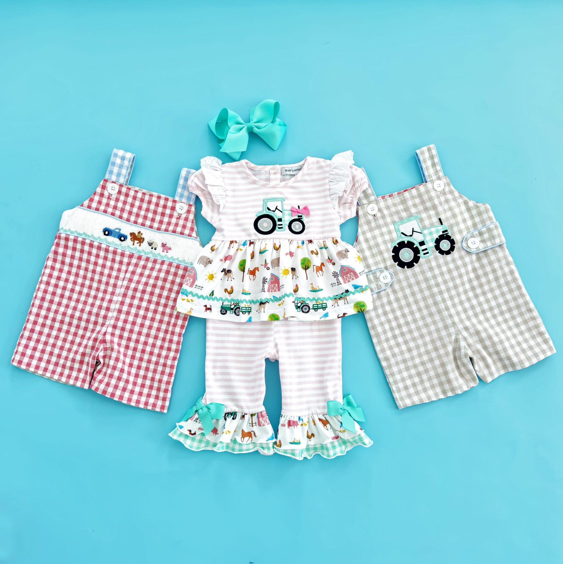 Reversible Tractor / Little Blue Farm Truck Jon Jon - Latchkey 