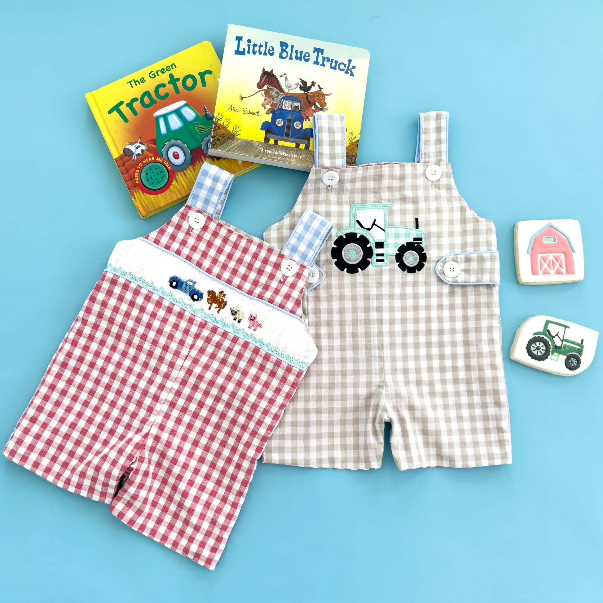 Reversible Tractor / Little Blue Farm Truck Jon Jon - Latchkey 