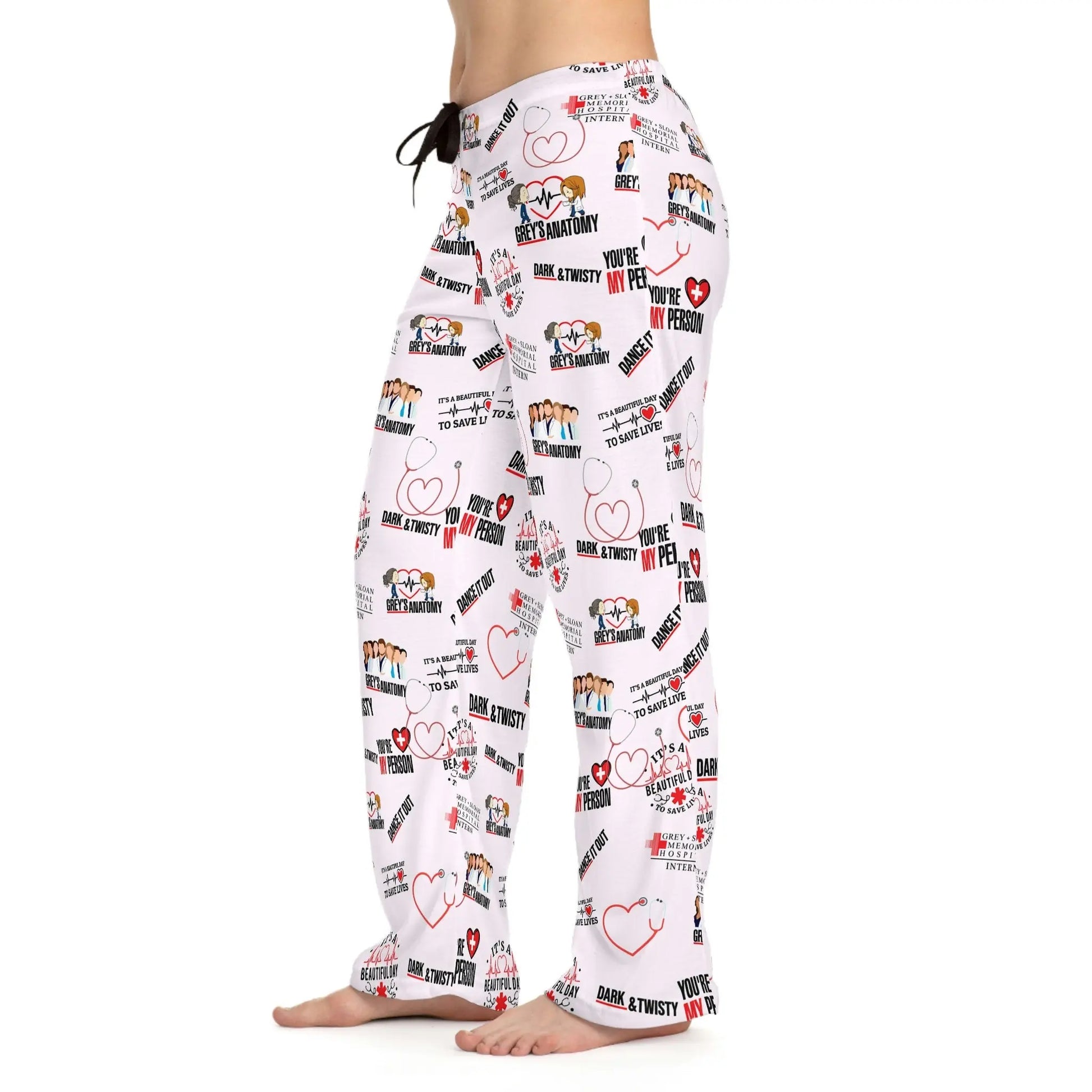 Greys Anatomy Women's Pajama Pants PJ Bottoms Valentines gift for her  gift for mom wife girlfriend Greys Anatomy Fans Youre my person Latchkey