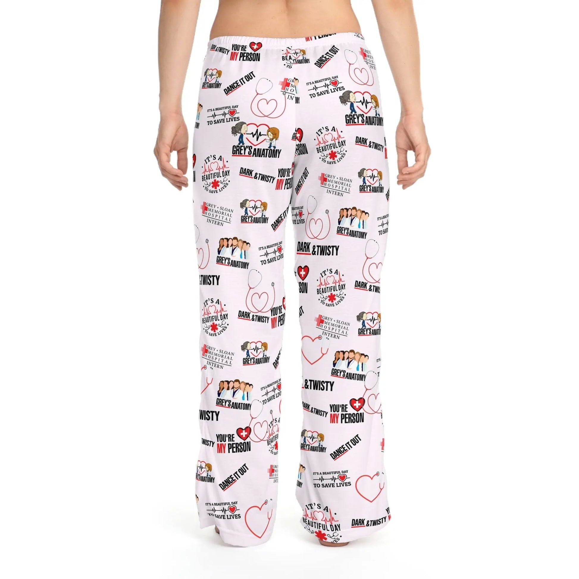 Greys Anatomy Women's Pajama Pants PJ Bottoms Valentines gift for her  gift for mom wife girlfriend Greys Anatomy Fans Youre my person Latchkey