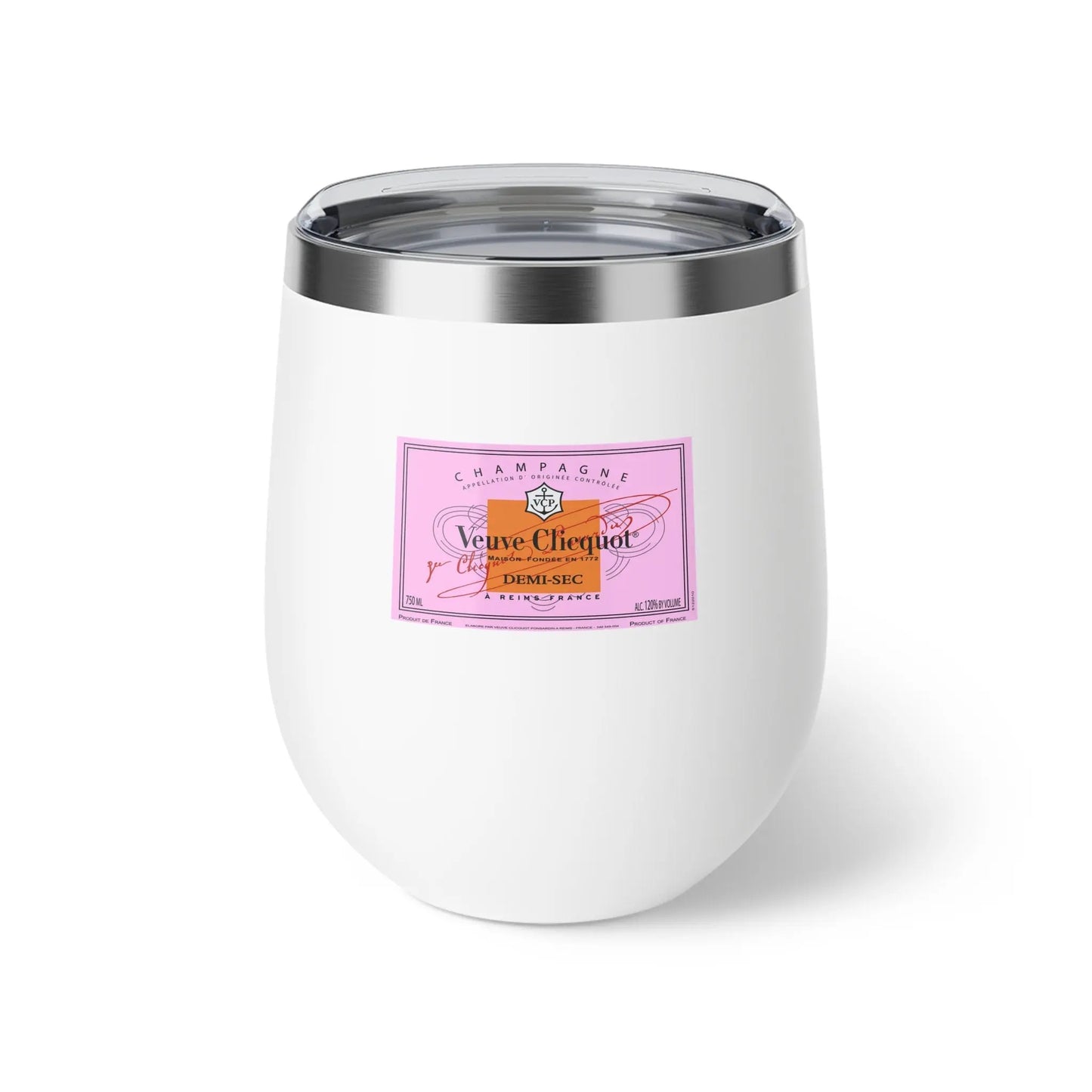 Veuve Champagne Copper Vacuum Insulated Tumbler, Perfect for Bachelorette or Bridesmaids Gifts, and matching girls trip cocktails Latchkey